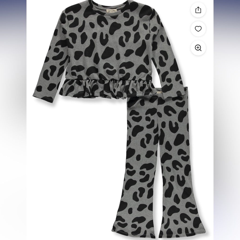 Jessica Simpson Black and Gray Matching Set, size 4, NWT